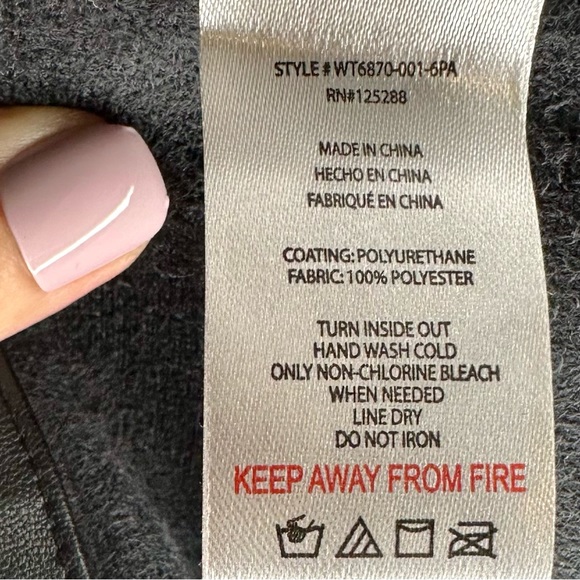 NWT Jason Wu Faux Black Leather Skirt Side Tie Size Large - Picture 10 of 13